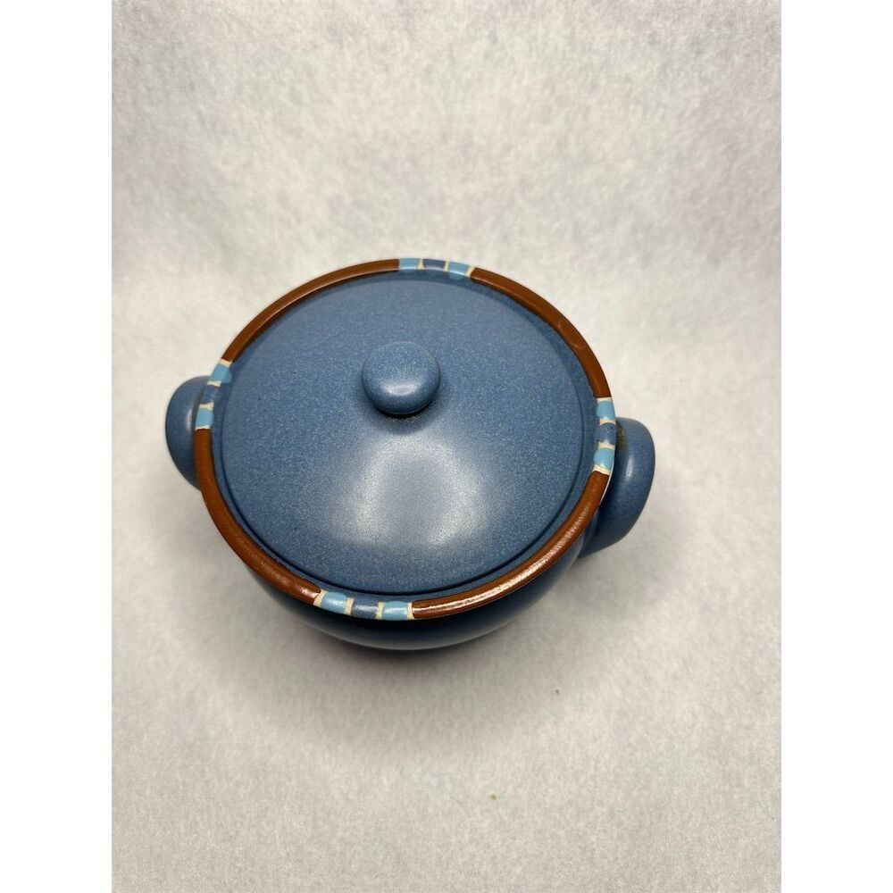 Dansk Mesa Sky Blue Stoneware‎ covered onion Soup Tureen with Lid - Picture 2 of 4